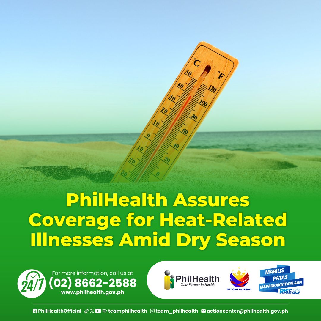 Image related to: PhilHealth Extends Coverage for Filipinos Battling Extreme Heat