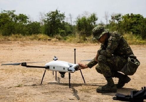 Filipino, American Troops Master Unmanned Aircraft Operations