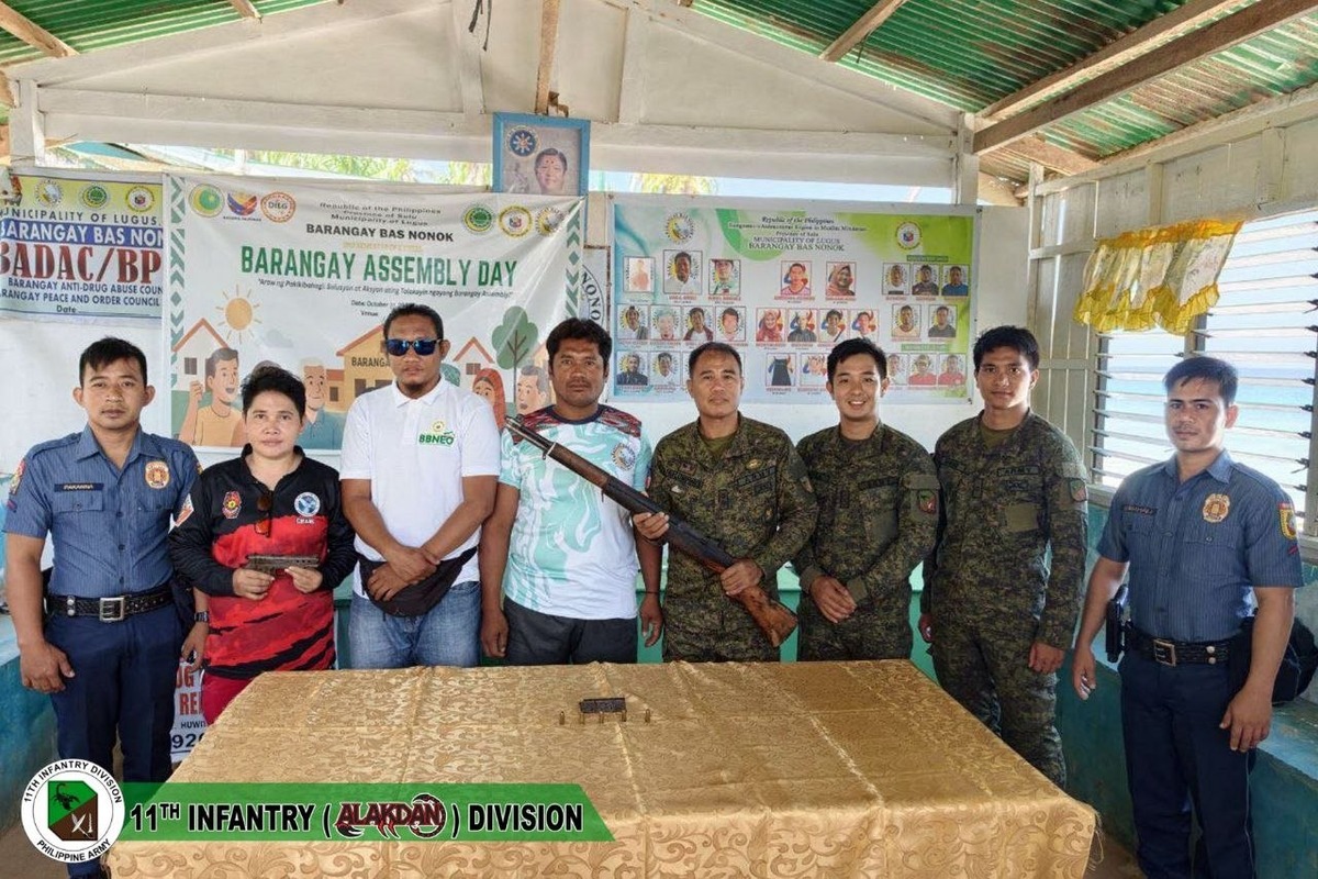 Sulu Community Collaboration Leads to Firearm Handover