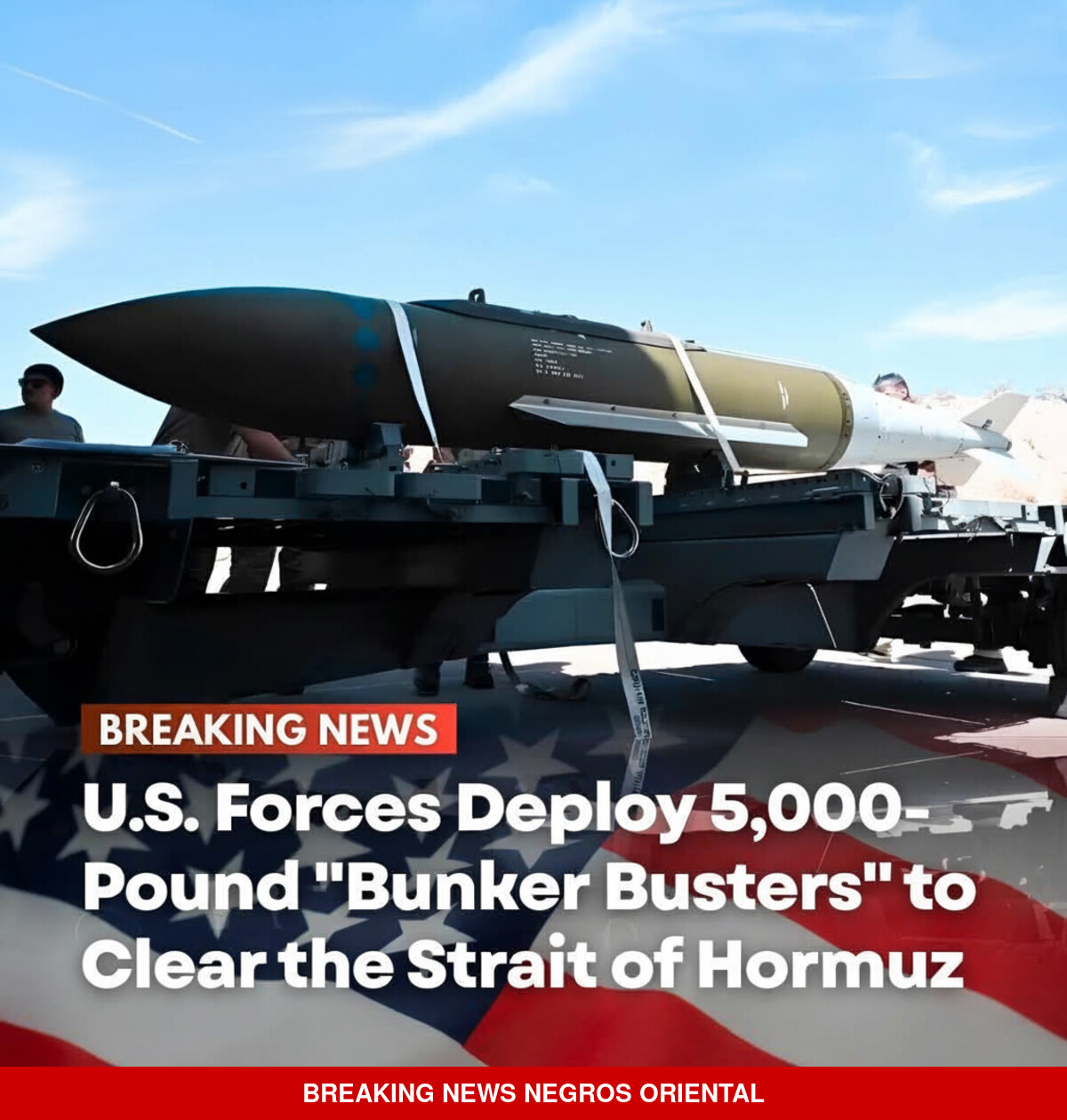 U.S. Forces Deploy Deep-Penetrator Munitions Against Iranian Missile Sites