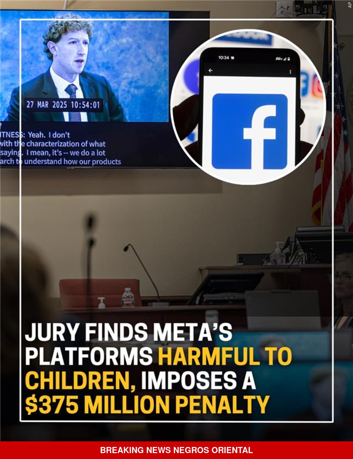 Meta to Pay $375 Million for Child Safety Failures in New Mexico