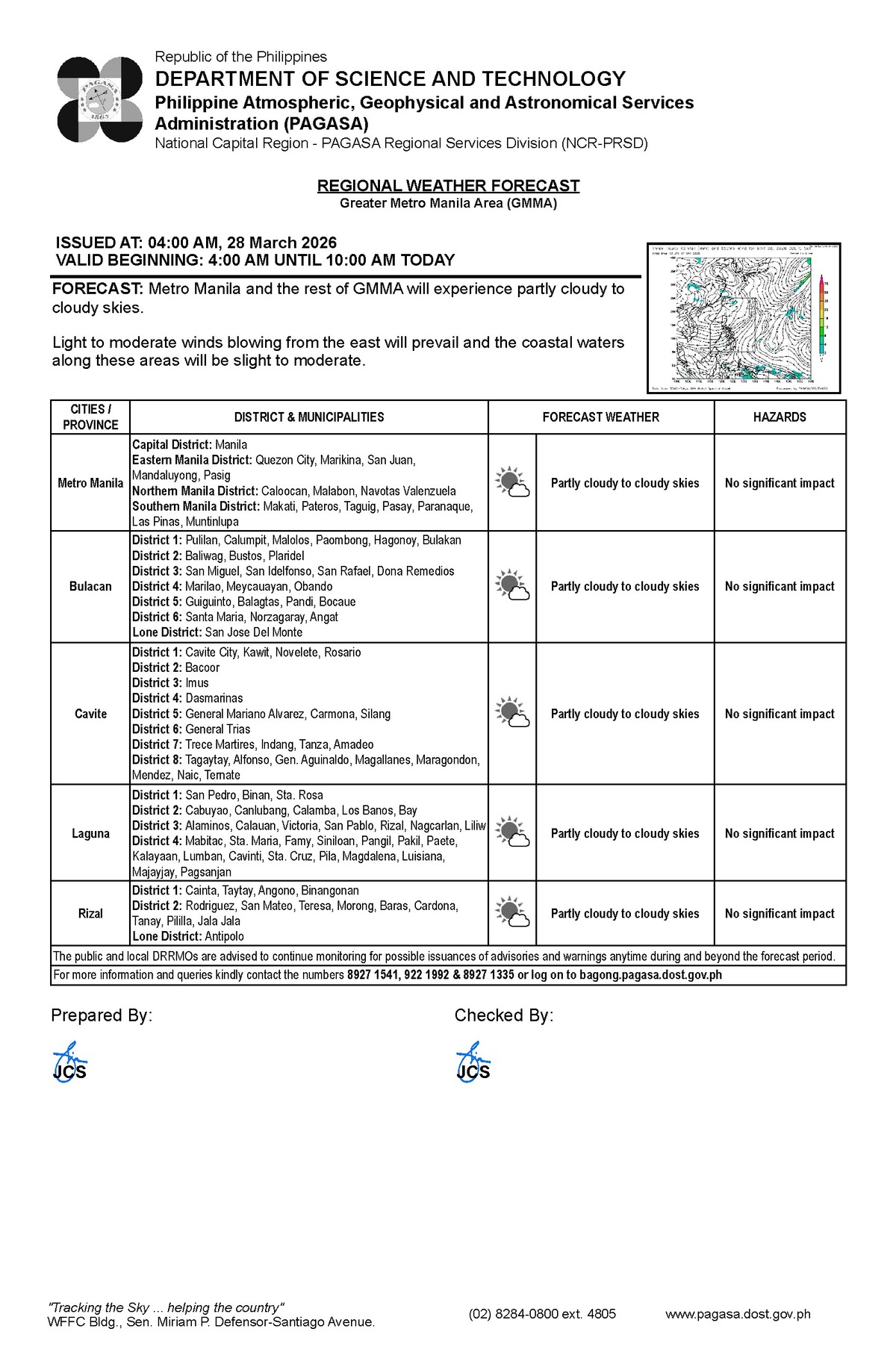 Negros Oriental Weather: Clear Skies Expected, Thunderstorm Unlikely