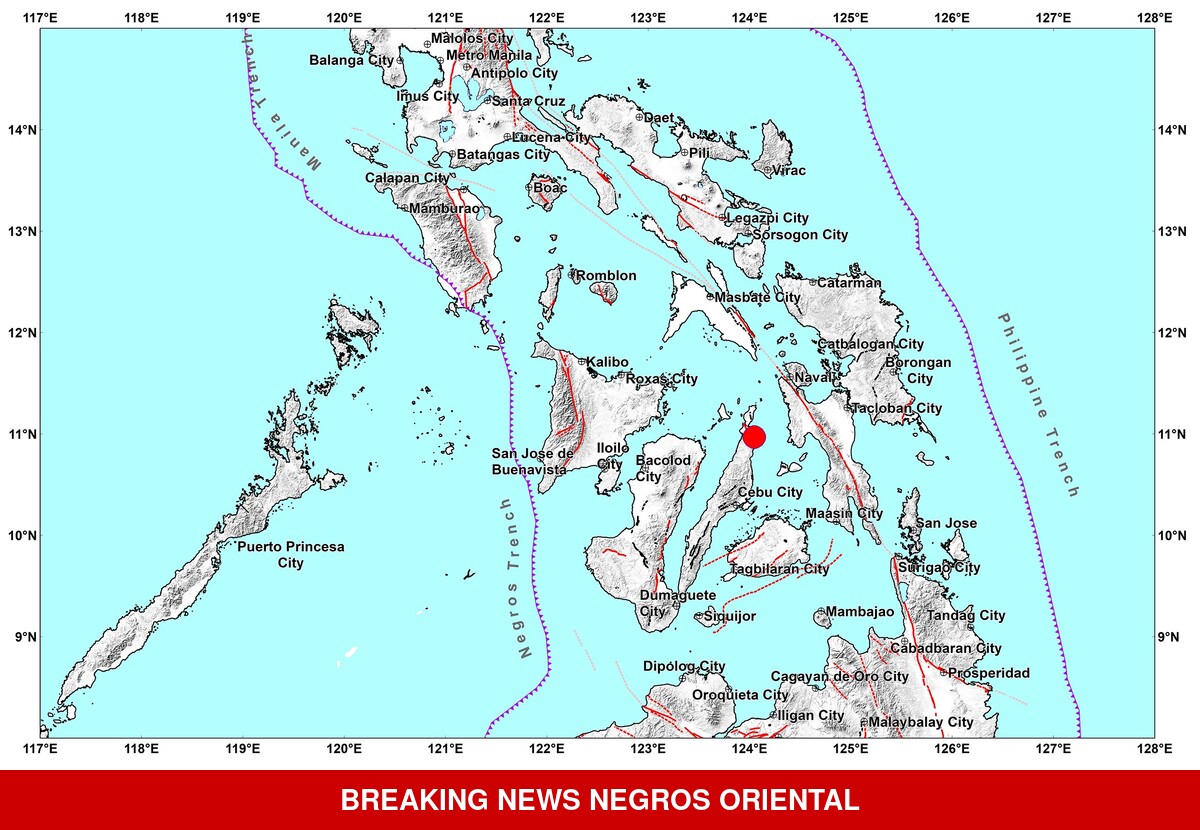 Shallow Tremor in Northern Cebu Waters Triggers Damage Alert