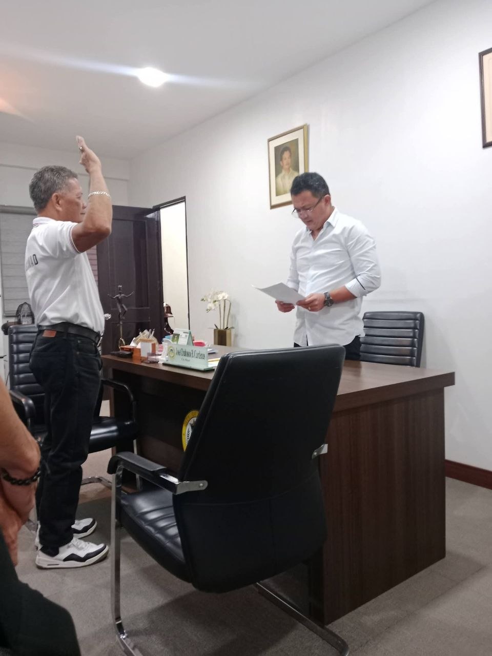 Linothangan Barangay in Canlaon Gets New Captain via Succession