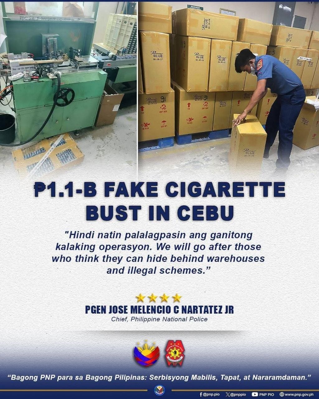 Cebu: ₱1.1-B Fake Cigarette Operation Busted