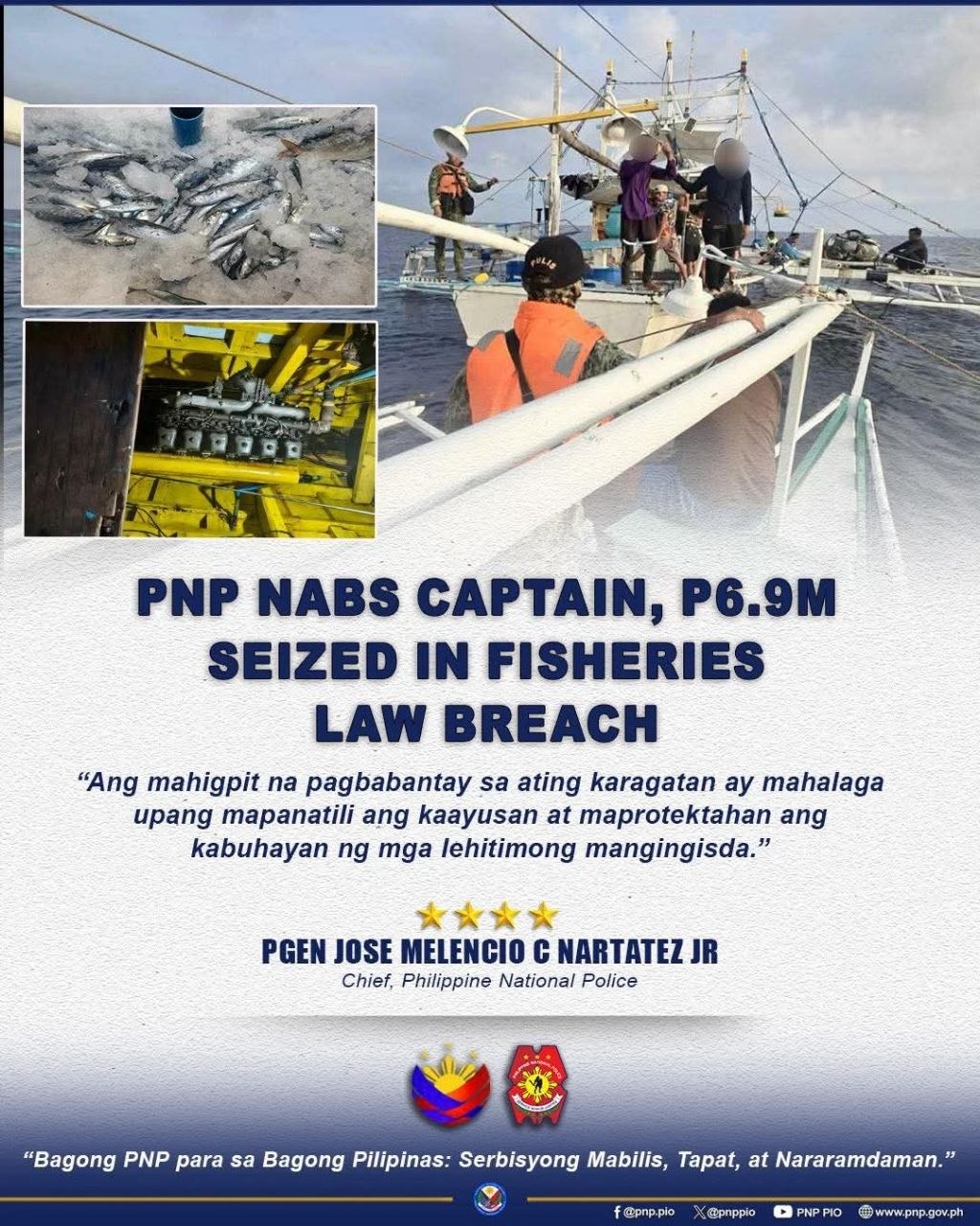 Boat Captain Nabbed, ₱6.9M Assets Confiscated in Mindoro Seas