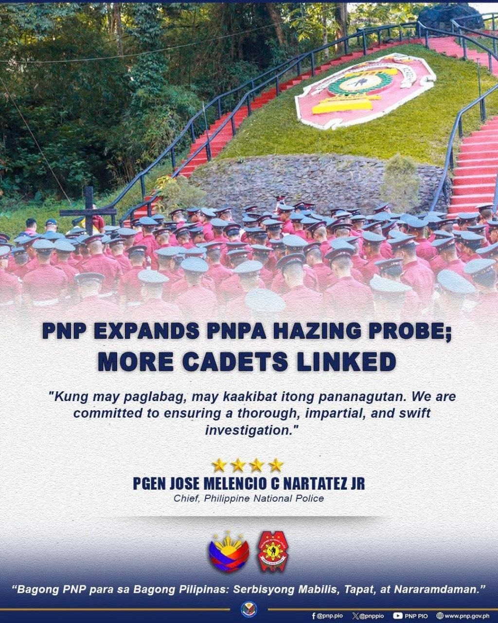 PNPA Hazing Case Widens as Four More Cadets Face Charges