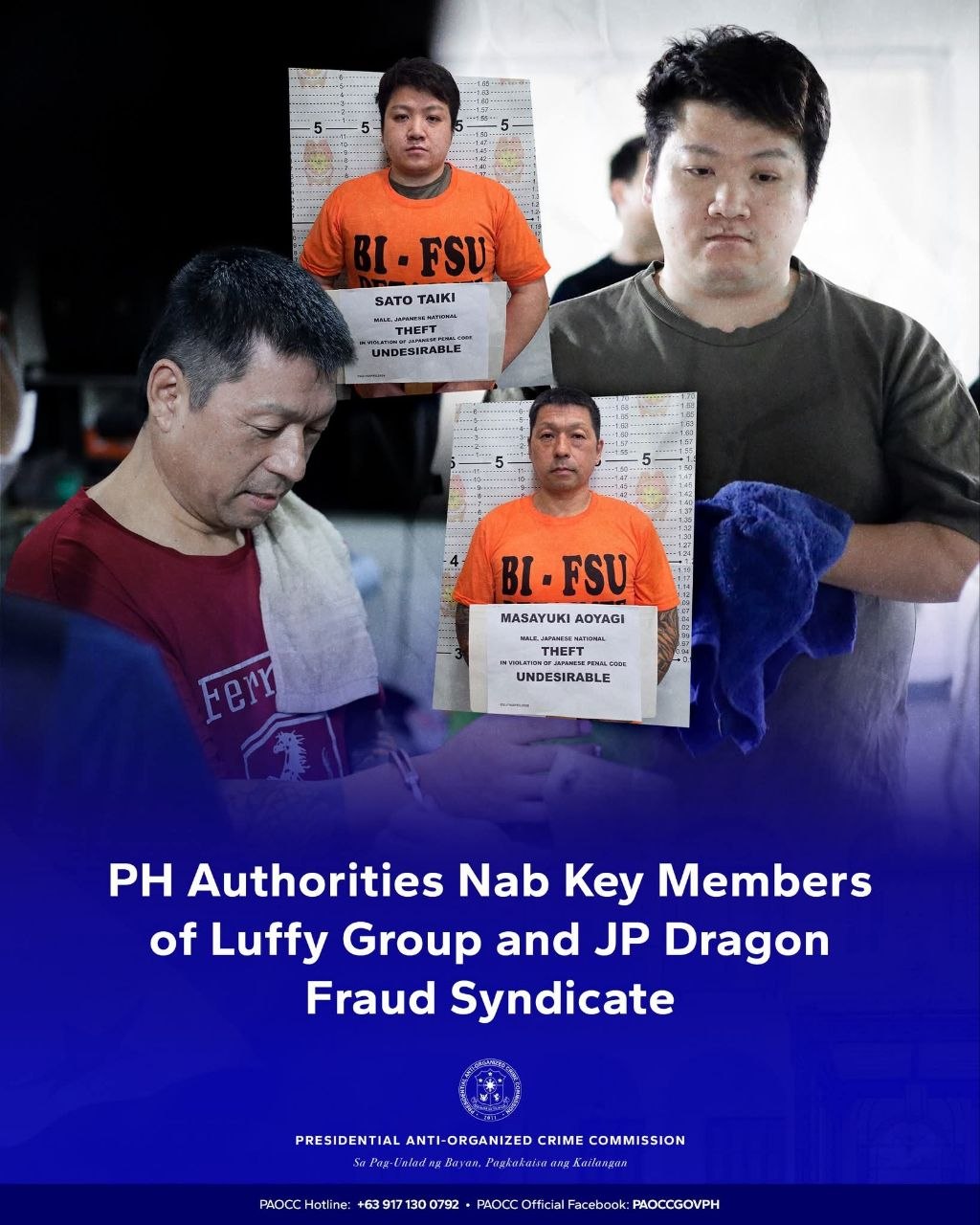 Two Japanese Crime Syndicate Members Nabbed in Metro Manila