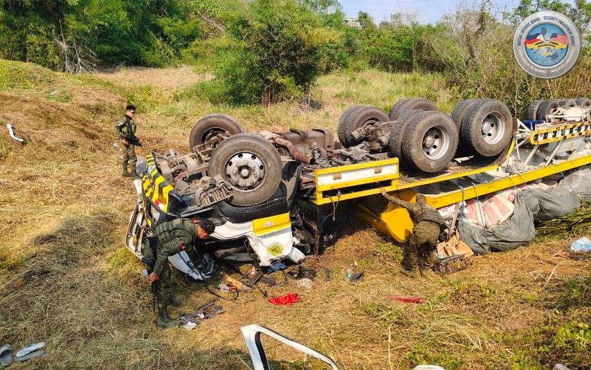 Joint Military Forces Rescue Truck Crash Victims in Cagayan