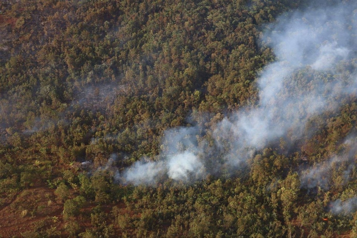 Eastern Samar Grass Fire Prompts Major Air Force Response