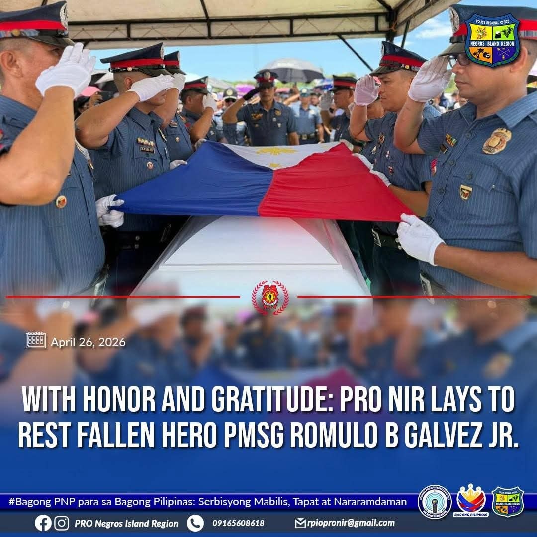 Bacolod: Fallen Police Master Sergeant Laid to Rest