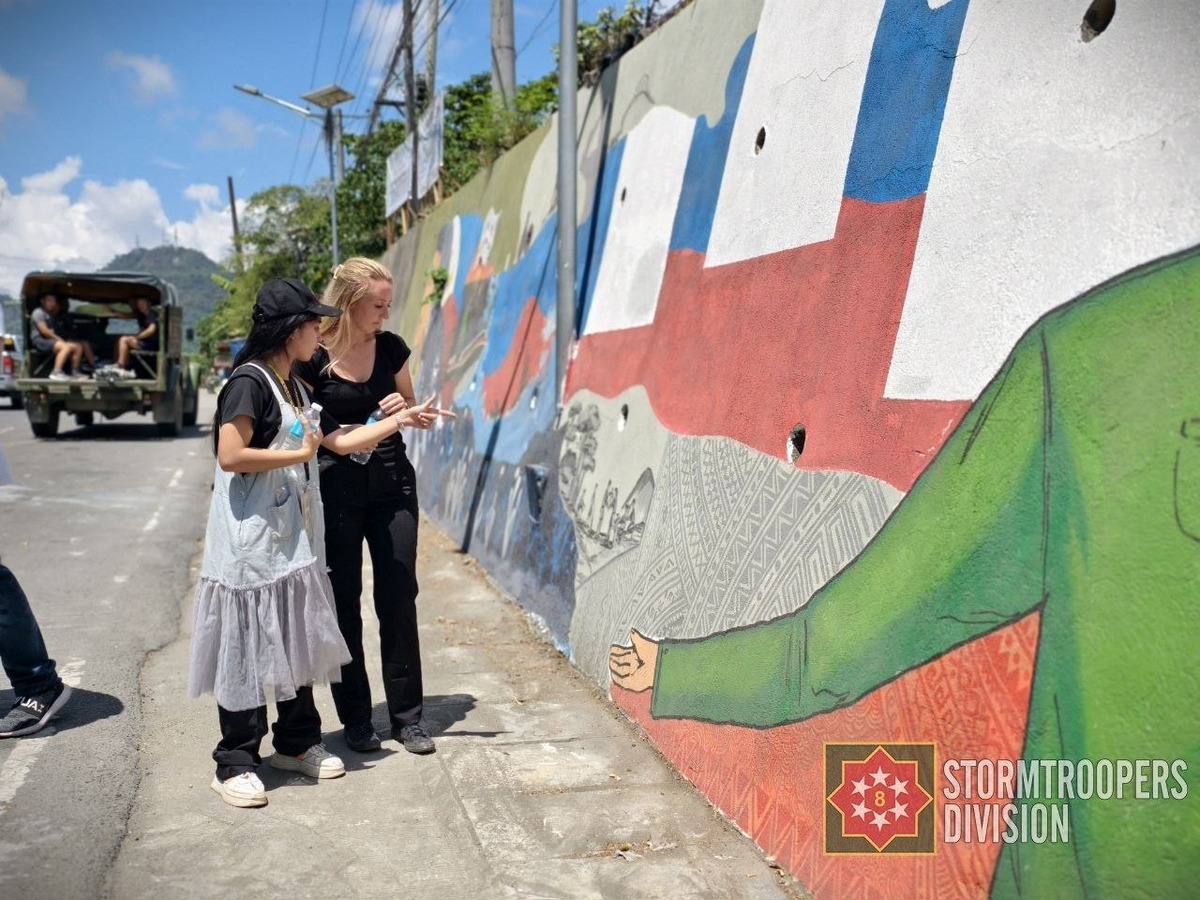 Balikatan 2026: Military Teams Paint Community Murals in Tacloban