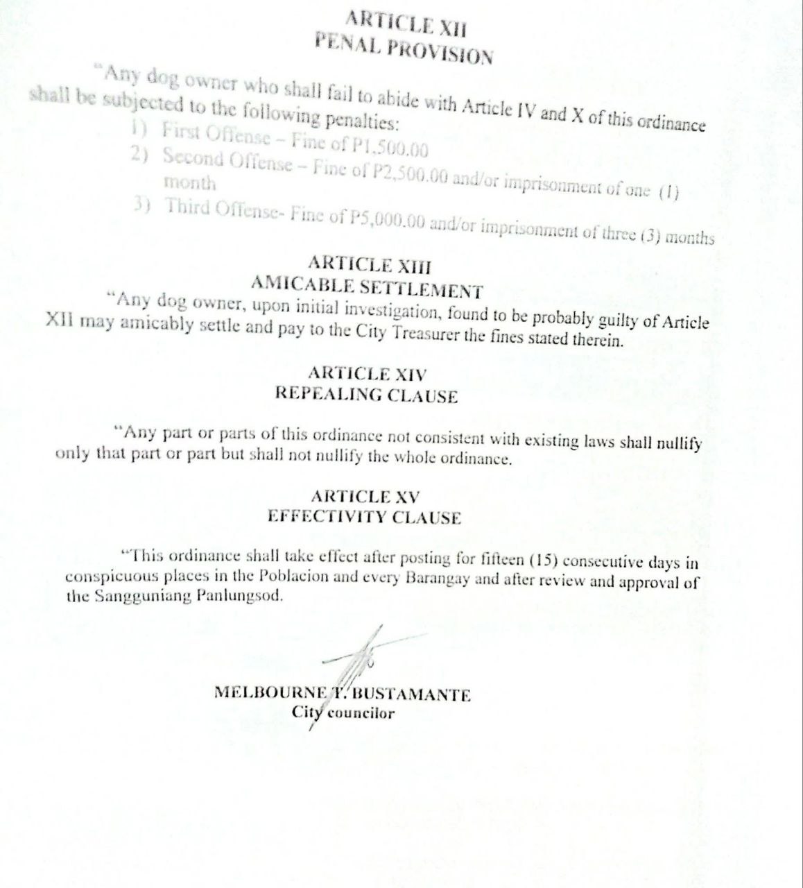 Guihulngan City Eyes Comprehensive Rabies Control Ordinance