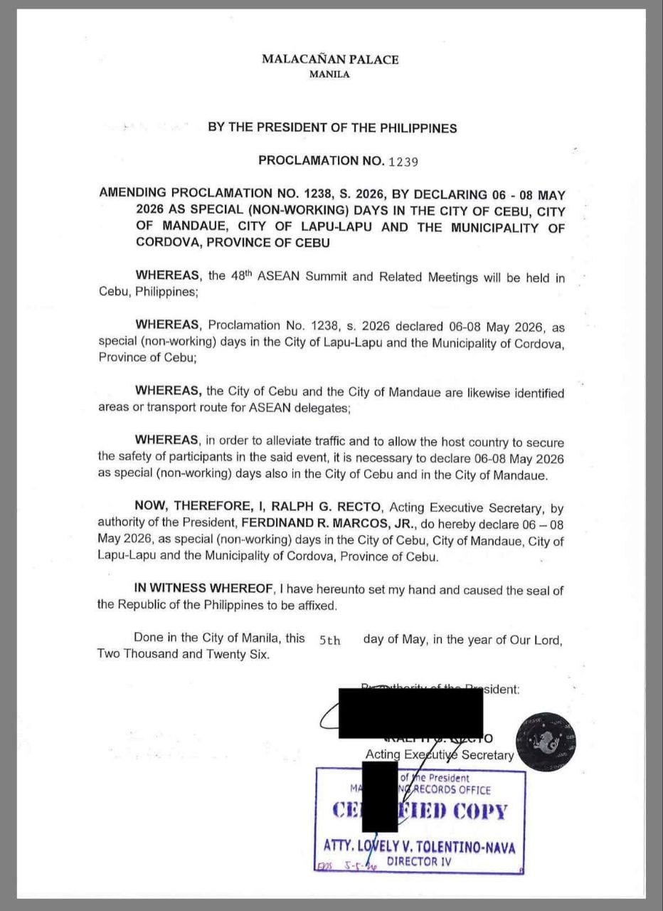 Holiday Coverage for 48th ASEAN Summit Widened to Cebu, Mandaue Cities