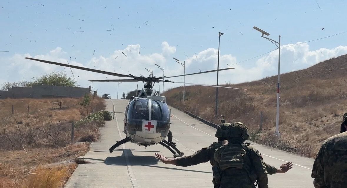 Hiraya Regiment Runs MEDEVAC Exercises at Ilocos Norte Sand Dunes