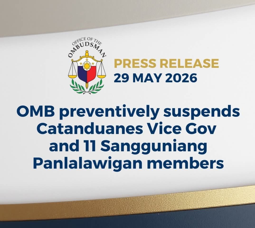 Ombudsman Hits Catanduanes VP, 11 Lawmakers With 6-Month Suspension