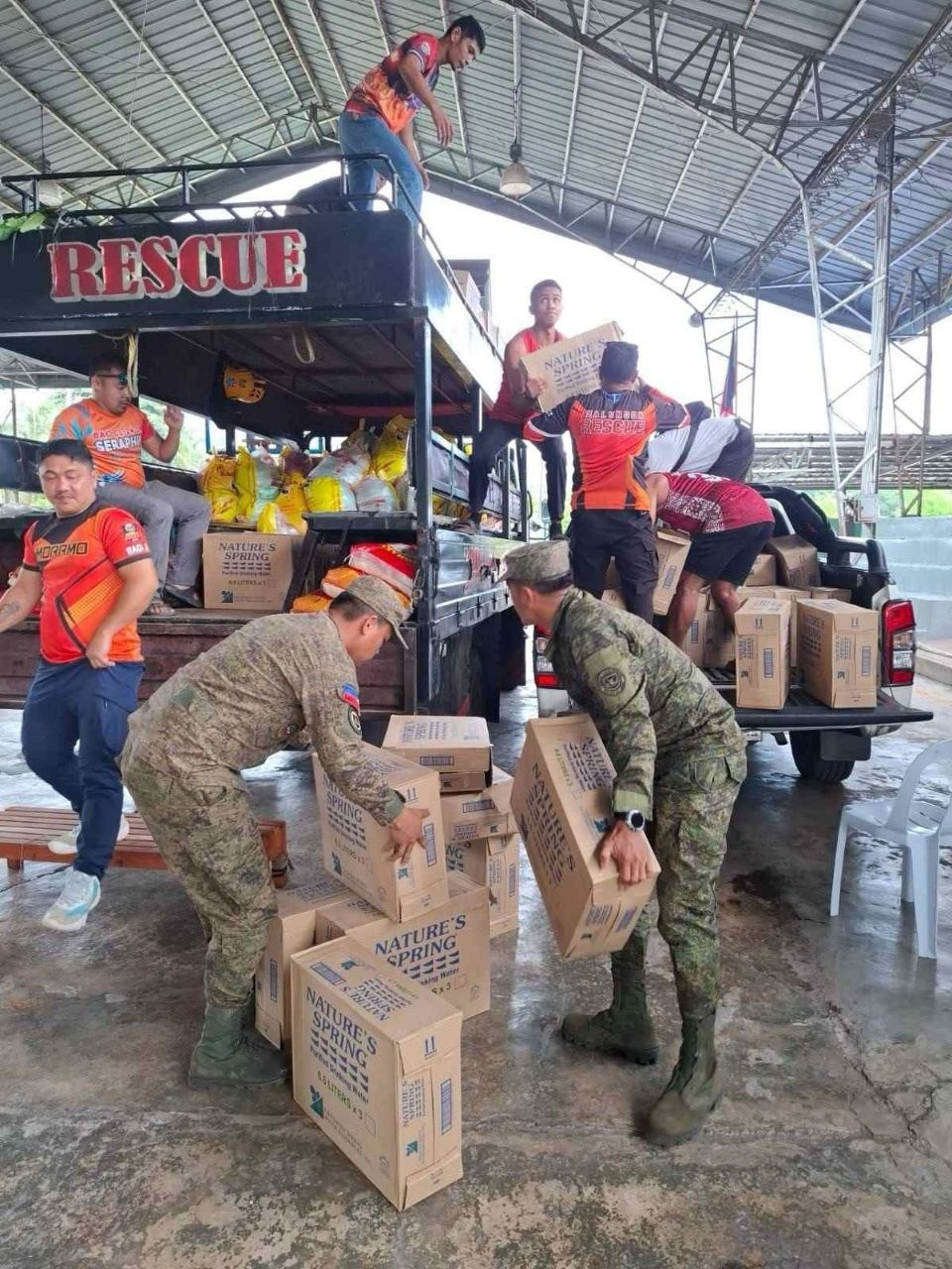 Military Relief Ops Intensify in Quake-Stricken Sarangani, Davao Occ