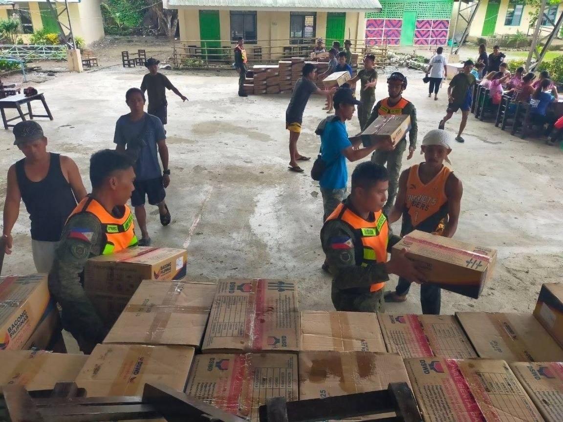 Philippine Army Rushes Relief to Earthquake-Ravaged Davao, Sarangani