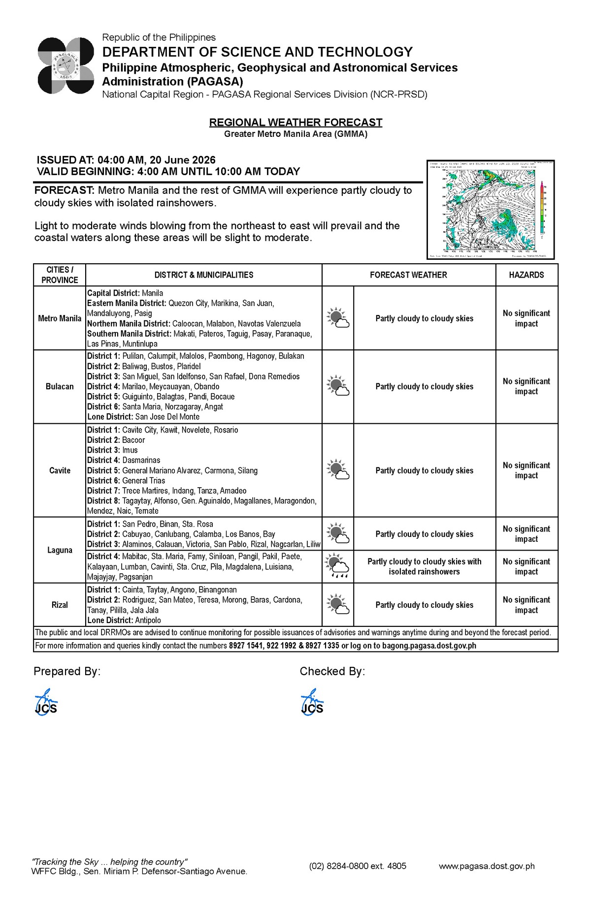 Visayas Braces for Stormy Saturday With Rain and Thunderstorms