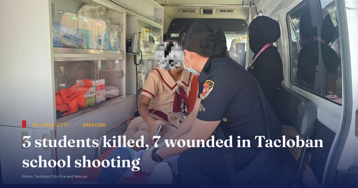 Three Dead, Seven Hurt in Tacloban High School Gun Attack
