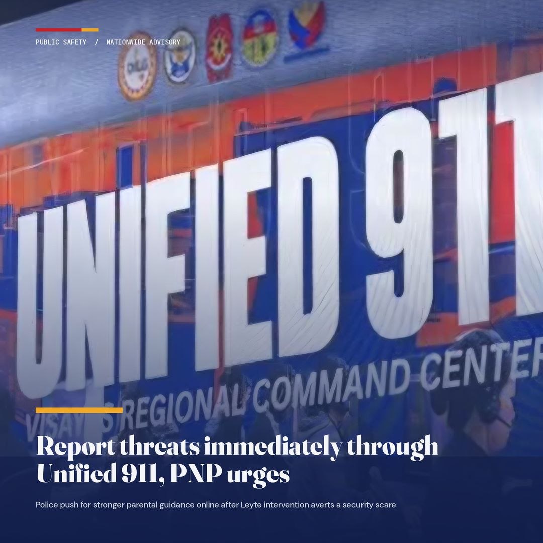 PNP Tells Public: Call 911 to Report Any Violence Threat