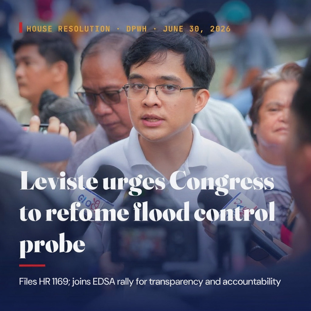 Batangas Lawmaker Moves to Restart DPWH Flood Probe