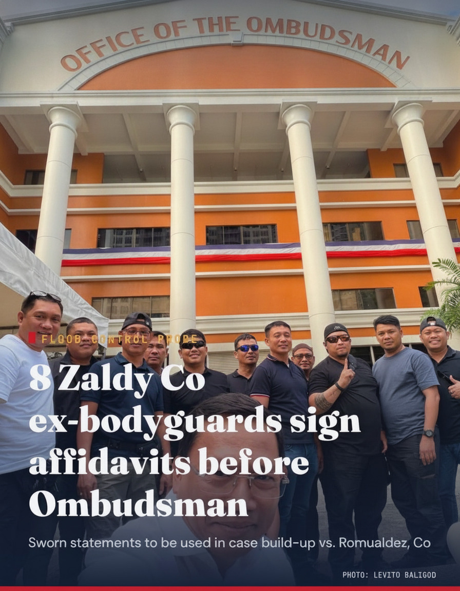 Co's Ex-Bodyguards Finally File Sworn Affidavits with Ombudsman