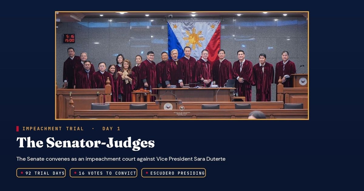 Sara Duterte's Historic Impeachment Trial Begins; 16 Votes Needed