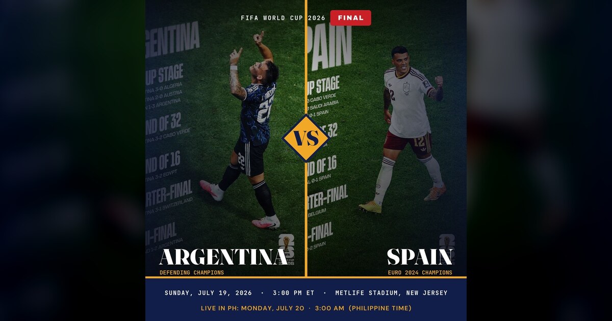 Argentina Face Spain in Historic 2026 World Cup Final