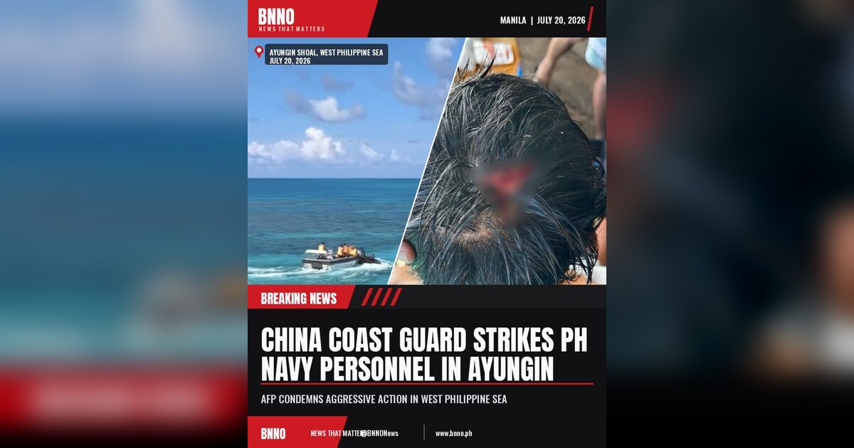 Navy Sailor Clubbed by China Coast Guard at Ayungin Shoal
