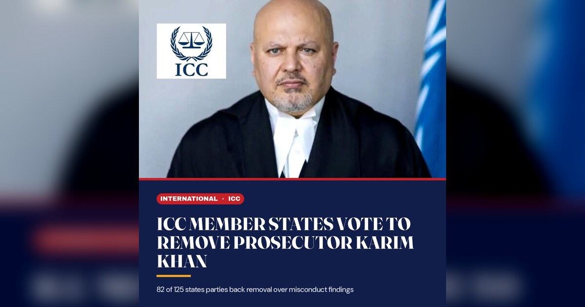 ICC Member States Vote Out Chief Prosecutor Khan in Historic First