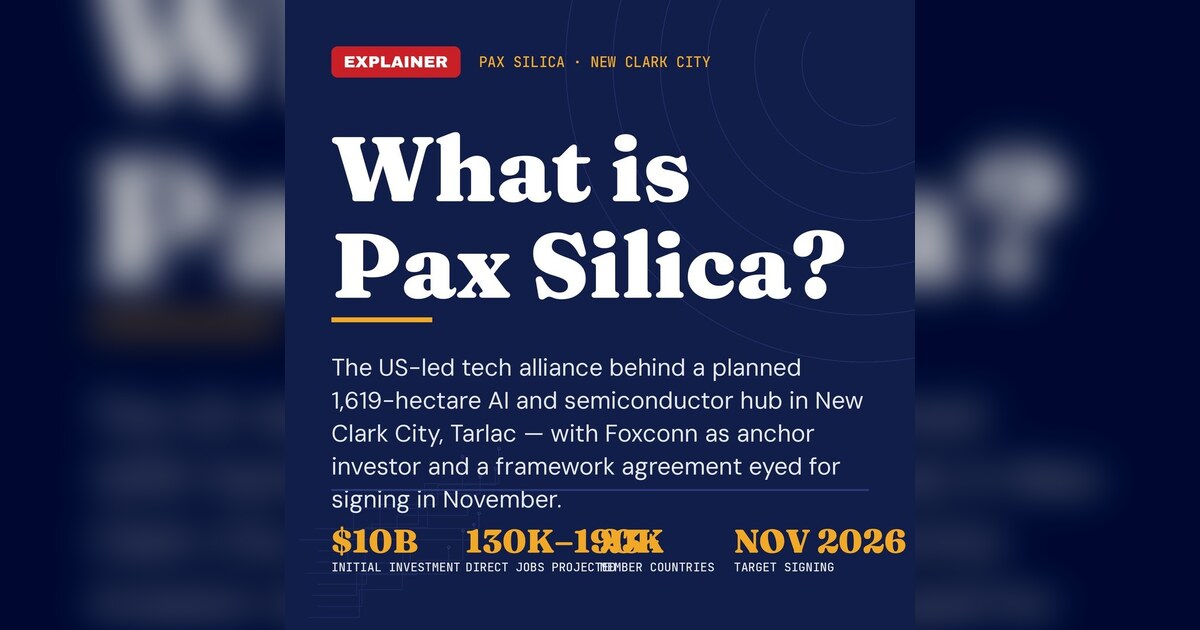 Philippines Enters US Tech Pact, Eyes $10-B AI Zone in Tarlac