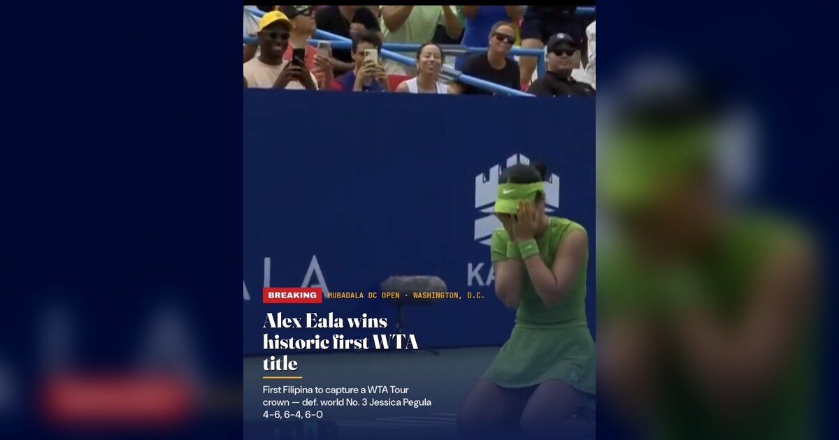 Alex Eala Becomes First Filipina to Claim a WTA Tour Singles Crown