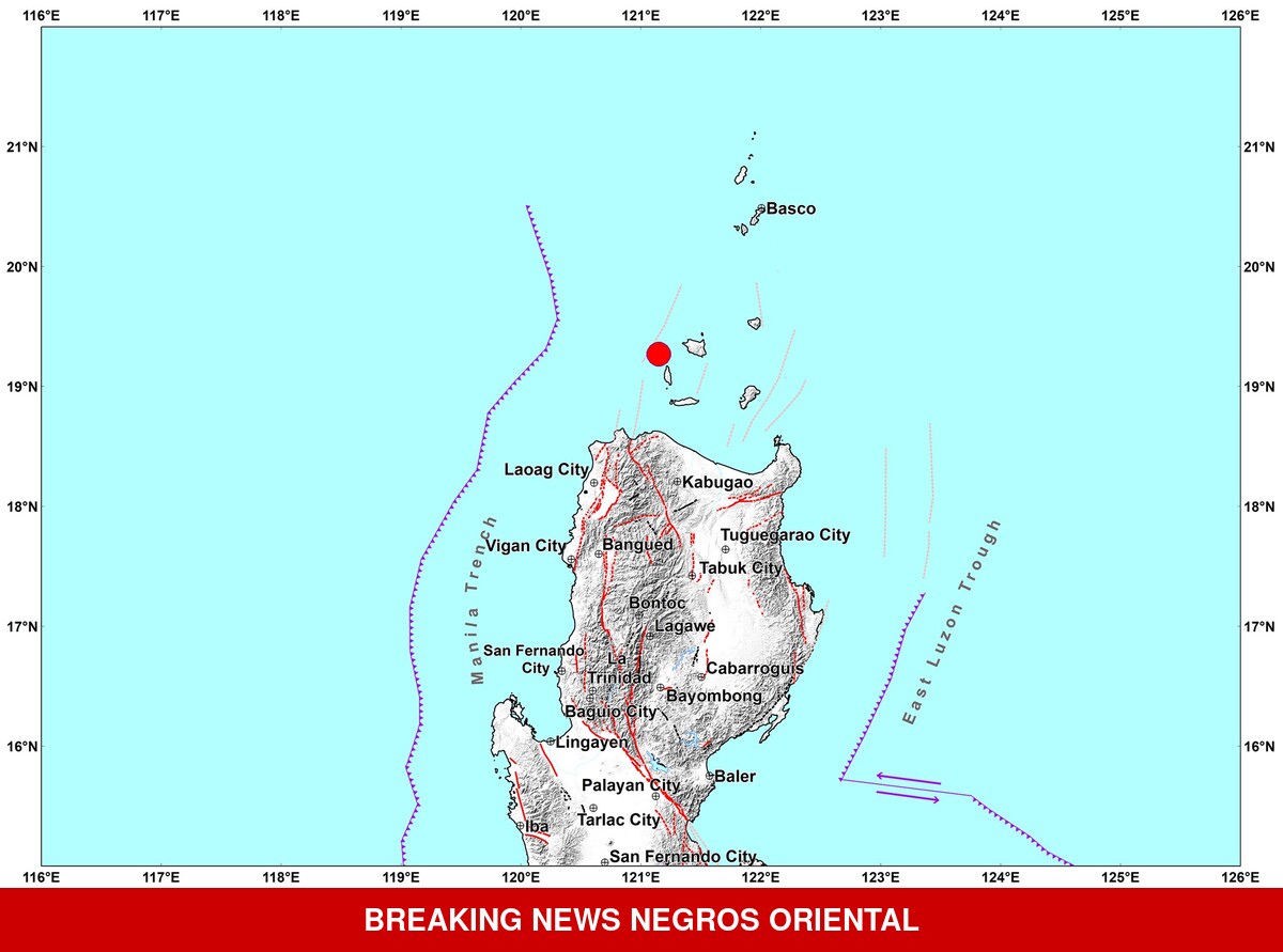 Magnitude 4.8 Earthquake Hits Near Dalupiri Island in Cagayan