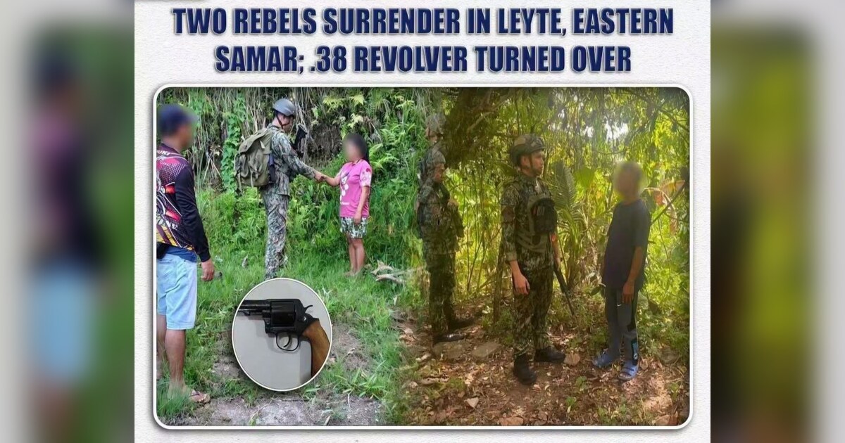 PNP Nets Two CTG Surrenders in Eastern Visayas, Recovers Revolver