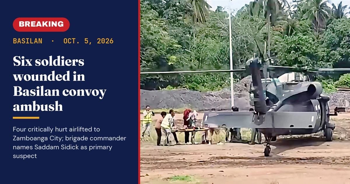 Soldiers Injured in Basilan Ambush
