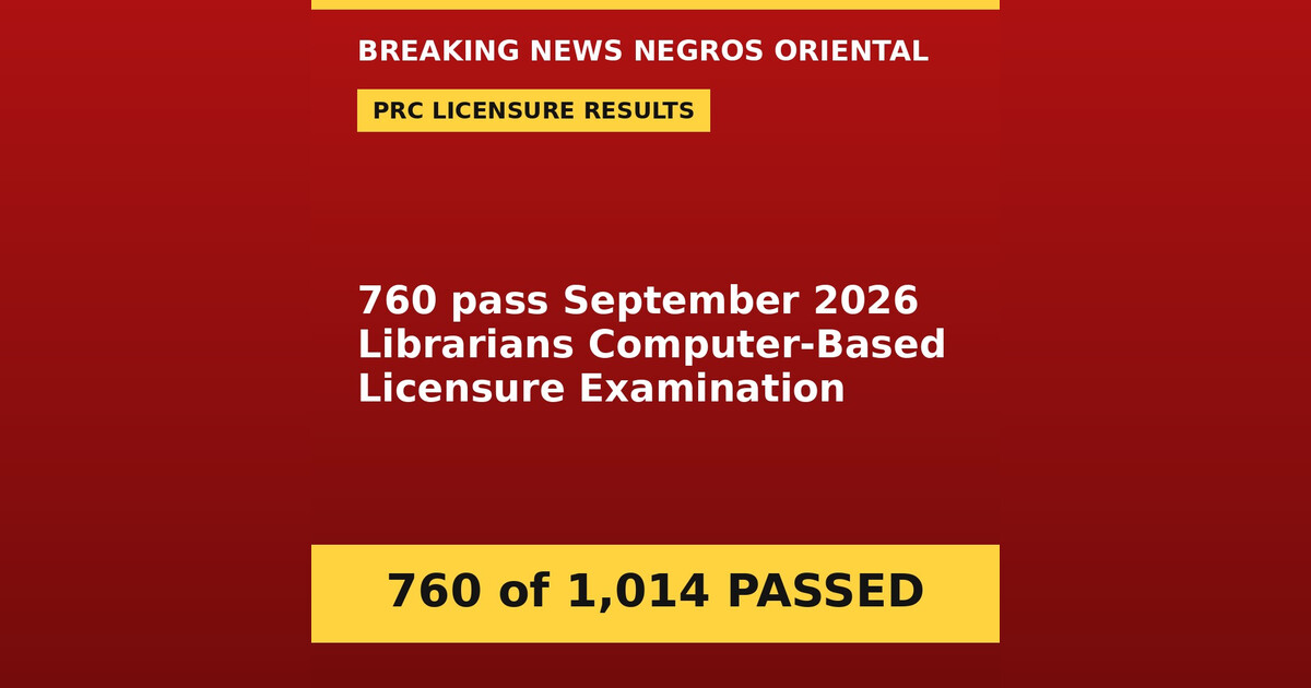 760 Librarians Pass September 2026 CBT Licensure Exam — PRC