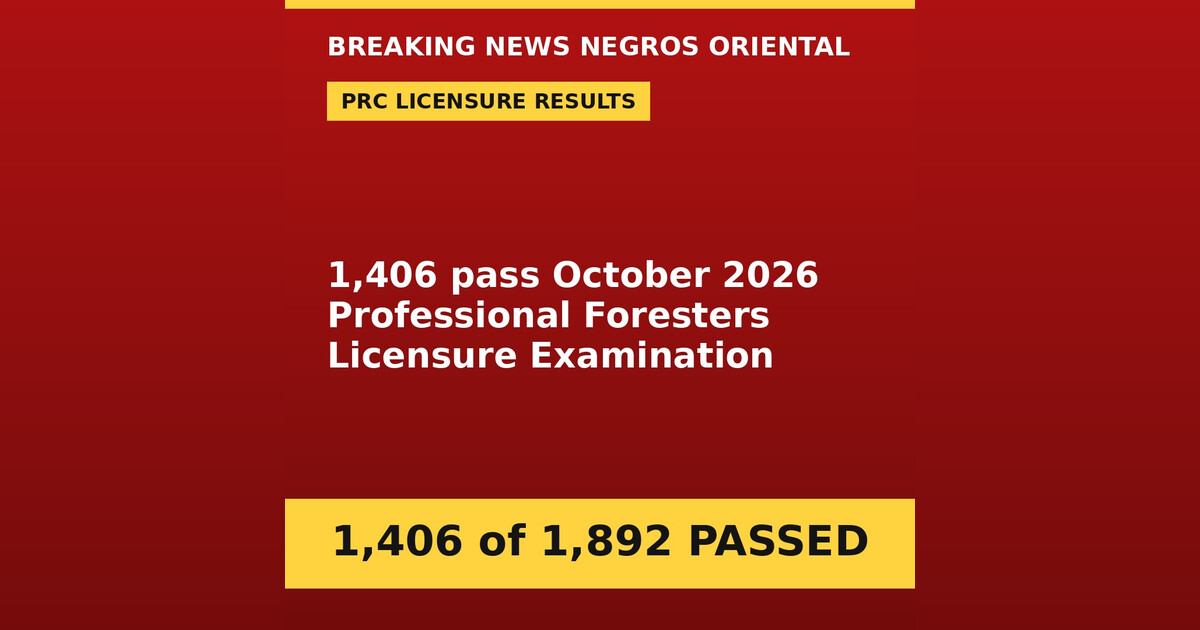 Over 1,400 Pass the October 2026 Foresters Board Exam