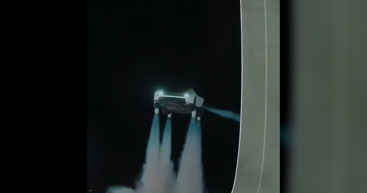 Tesla's thruster Roadster clears a ramp at SpaceX site; expert says it's closer to hopping