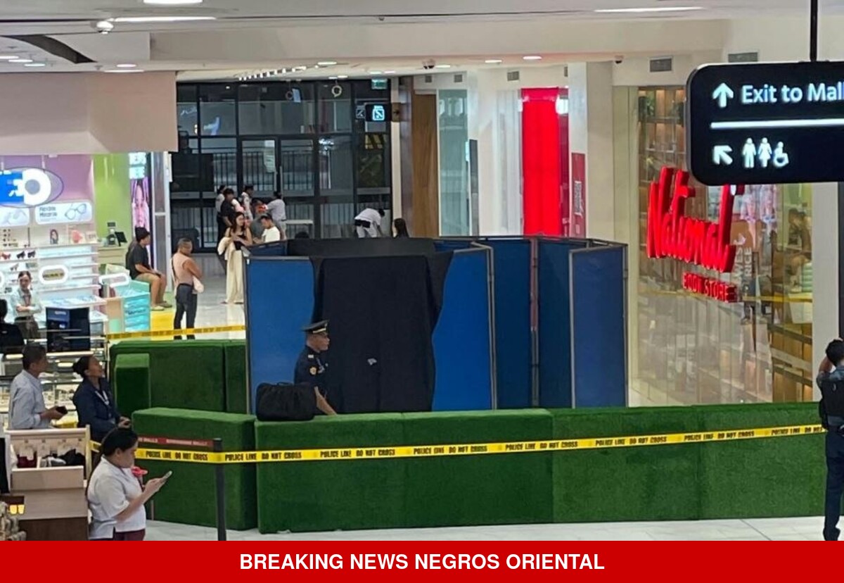 Incident at Robinsons Place Dumaguete extension; mall says customer brought to nearby hospital