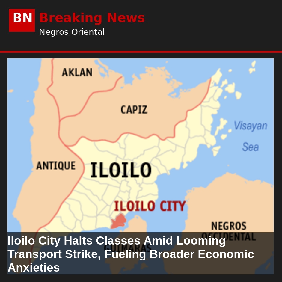 Iloilo City Halts Classes Amid Looming Transport Strike, Fueling Broader Economic Anxieties