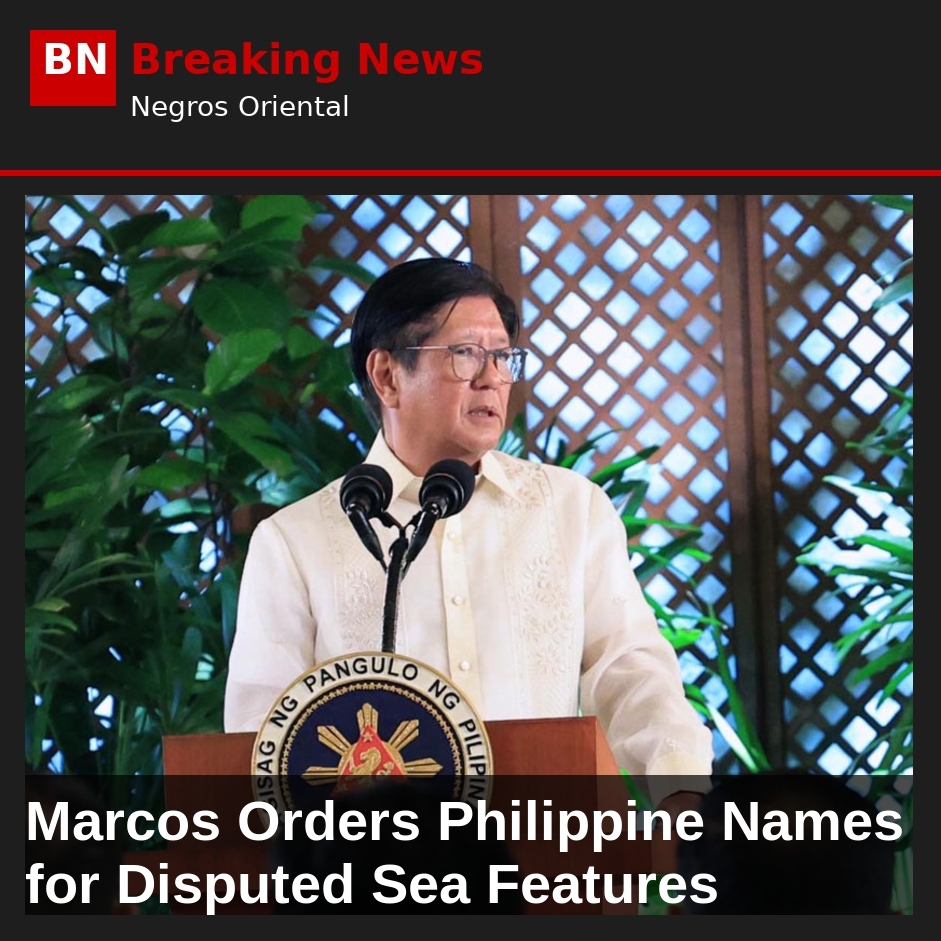 Marcos Orders Philippine Names for Disputed Sea Features