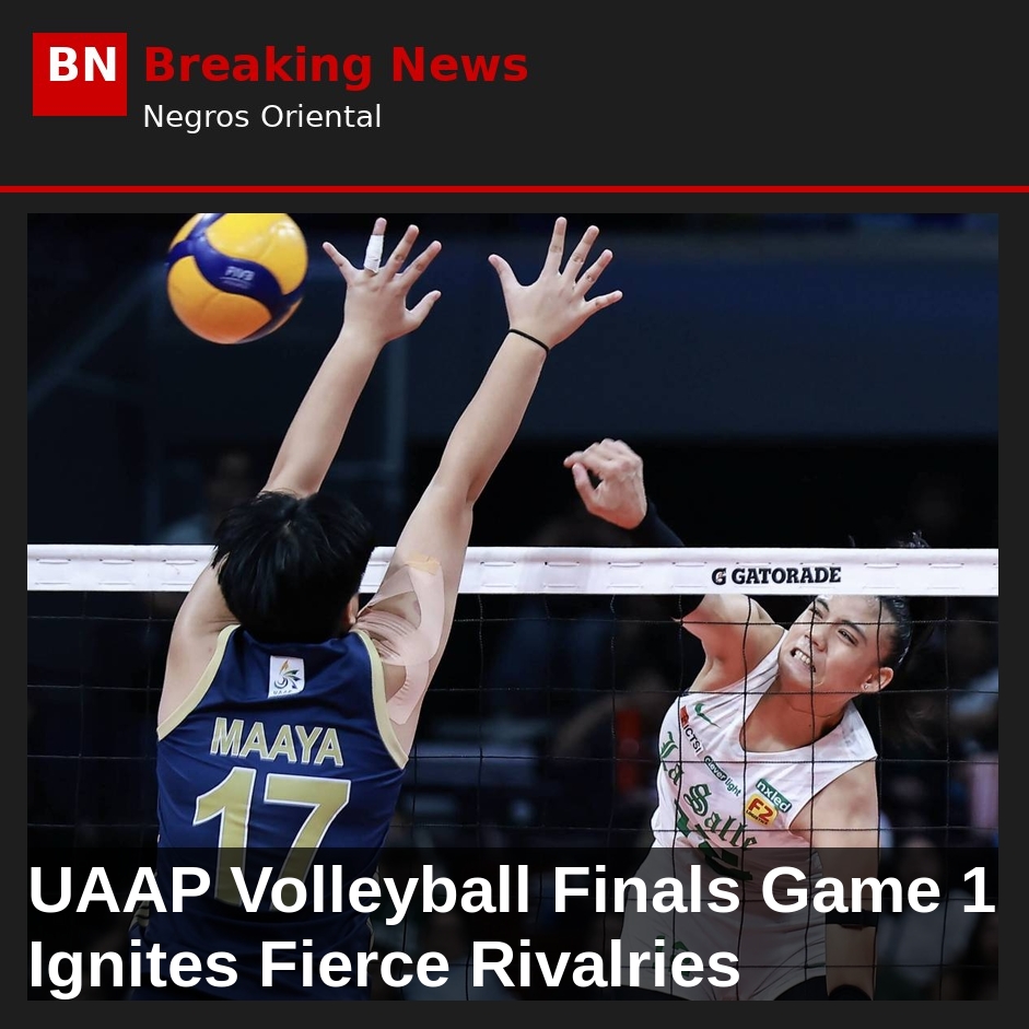 UAAP Volleyball Finals Game 1 Ignites Fierce Rivalries