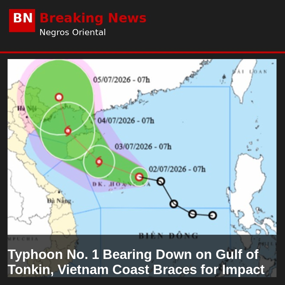 Image related to: Typhoon No. 1 Bearing Down on Gulf of Tonkin, Vietnam Coast Braces for Impact
