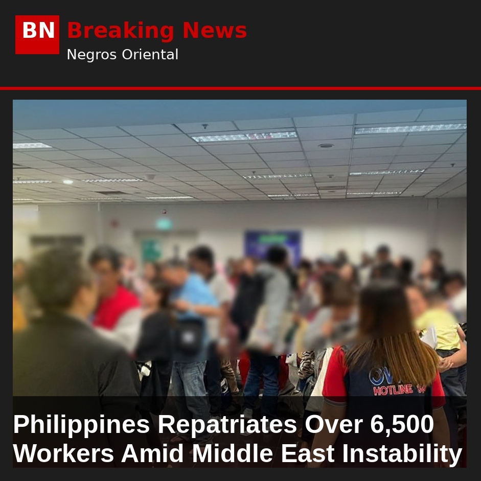 Philippines Repatriates Over 6,500 Workers Amid Middle East Instability