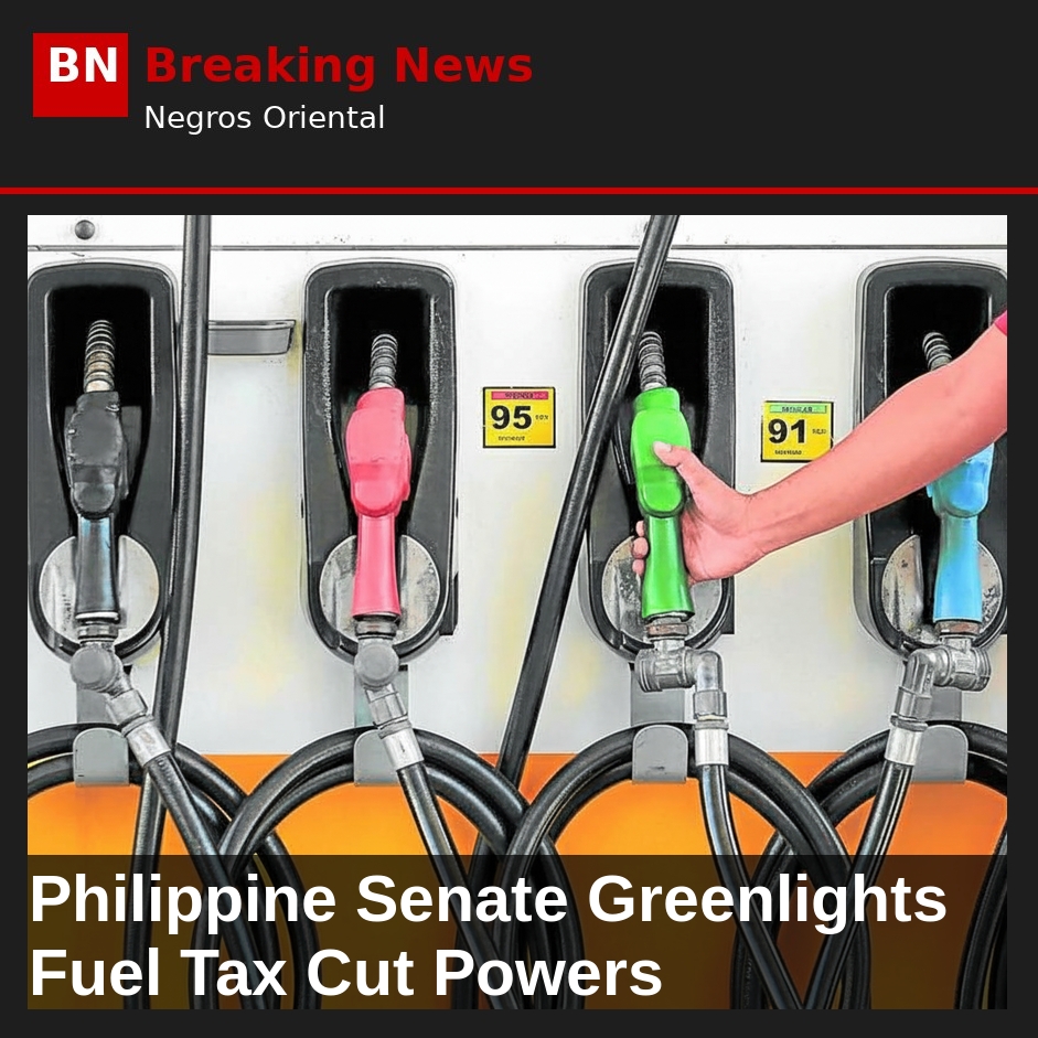 Philippine Senate Greenlights Fuel Tax Cut Powers