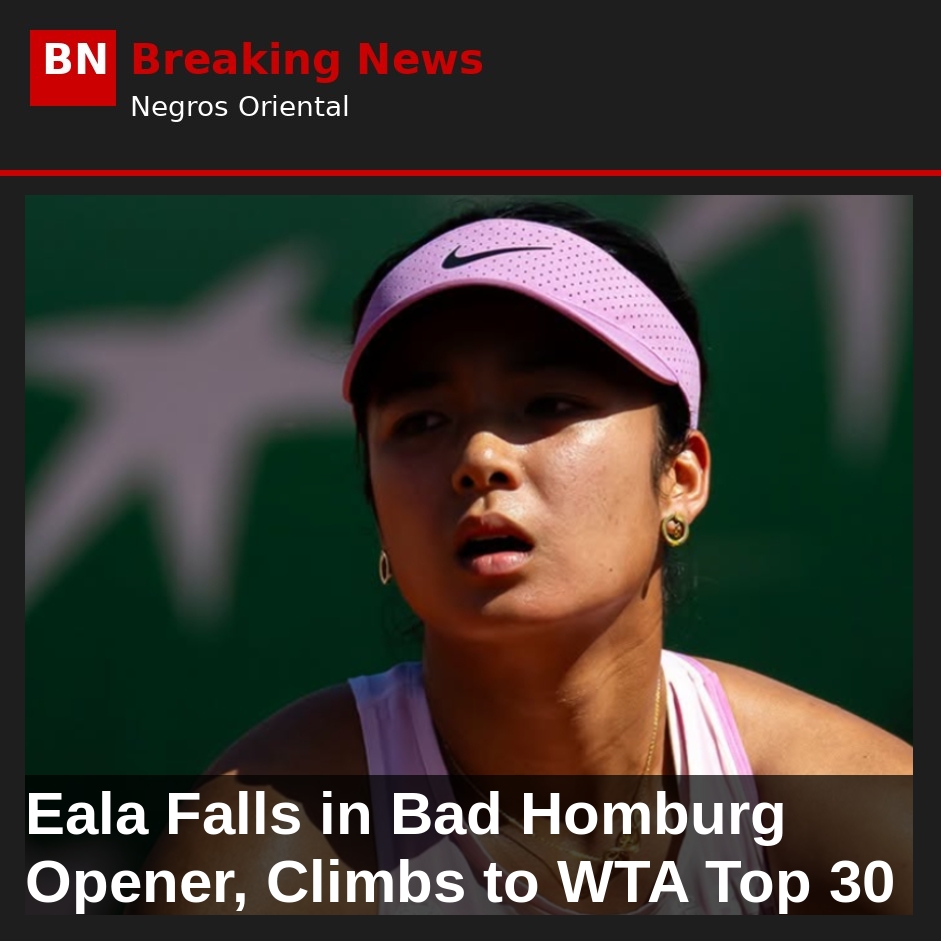 Image related to: Eala Falls in Bad Homburg Opener, Climbs to WTA Top 30