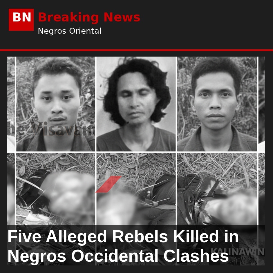 Image related to: Five Alleged Rebels Killed in Negros Occidental Clashes