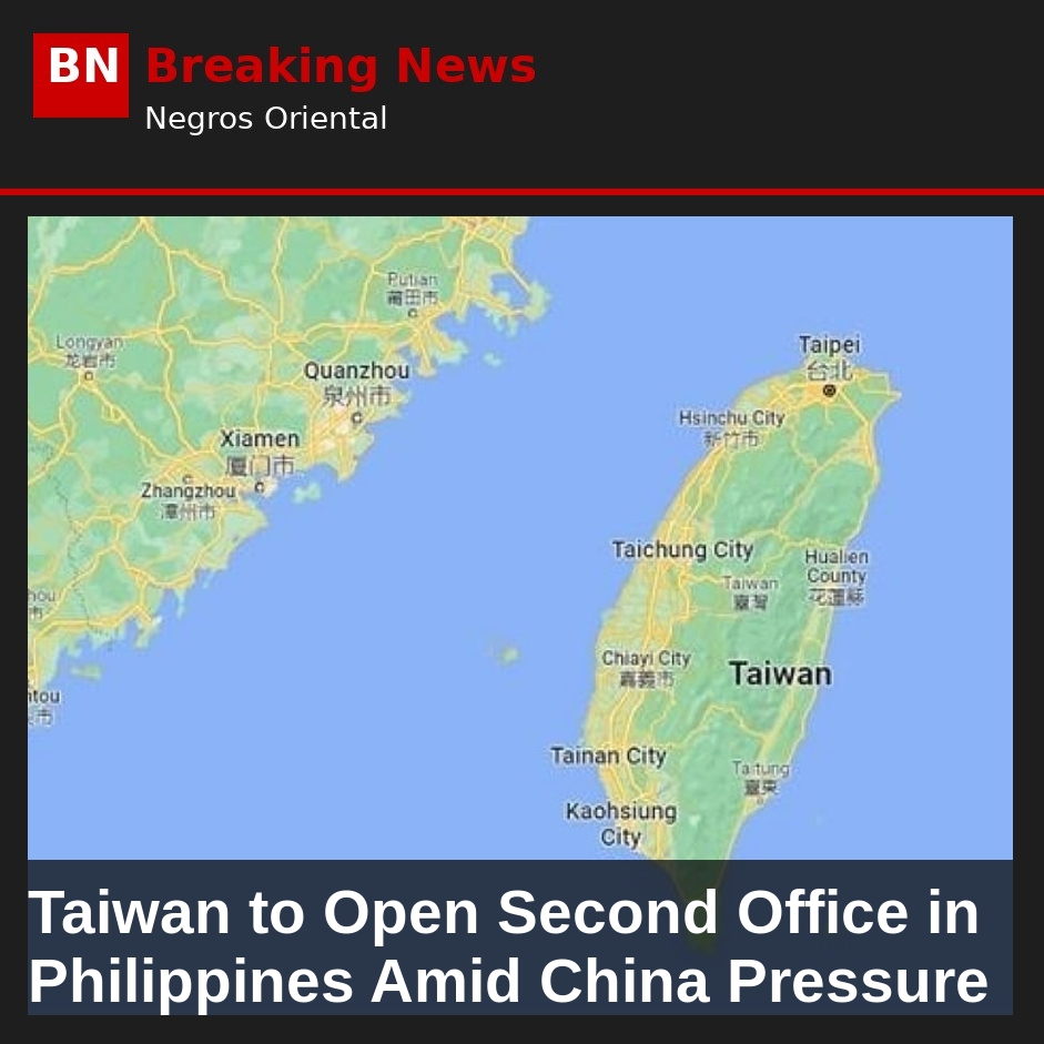 Image related to: Taiwan to Open Second Office in Philippines Amid China Pressure
