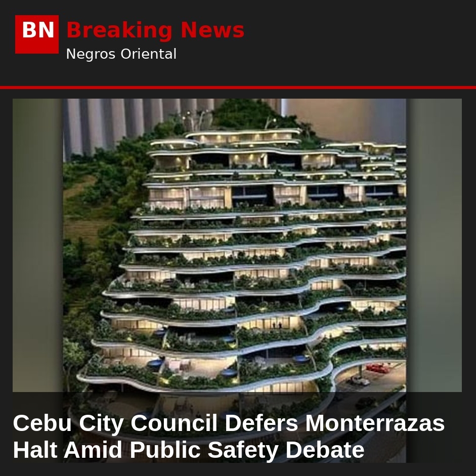 Cebu City Council Defers Monterrazas Halt Amid Public Safety Debate